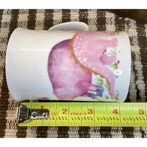 Dunoon Cherry Denman Dinosaurs Mug Triceratops & T Rex Fine Bone China Coffee - Picture 8 of 10